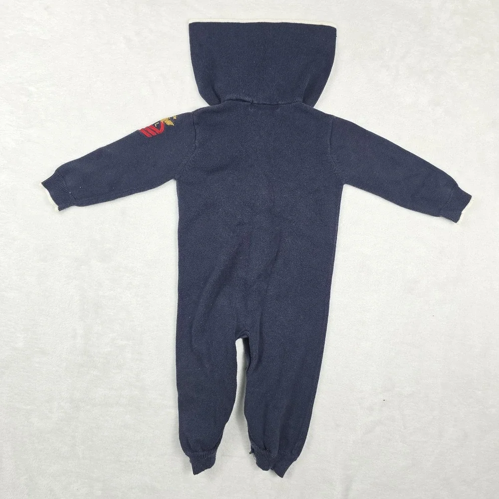 Ralph Lauren Baby Size 6-12 Months One‎ Piece Shawl Collar Jumpsuit